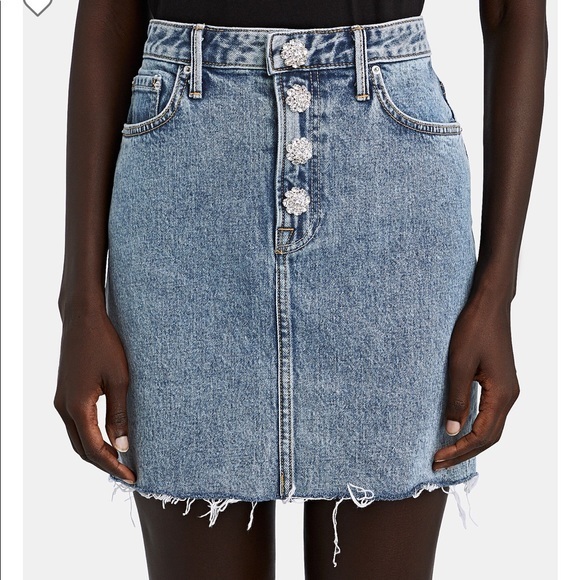 GRLFRND Embellished Denim Skirt - Picture 3 of 5